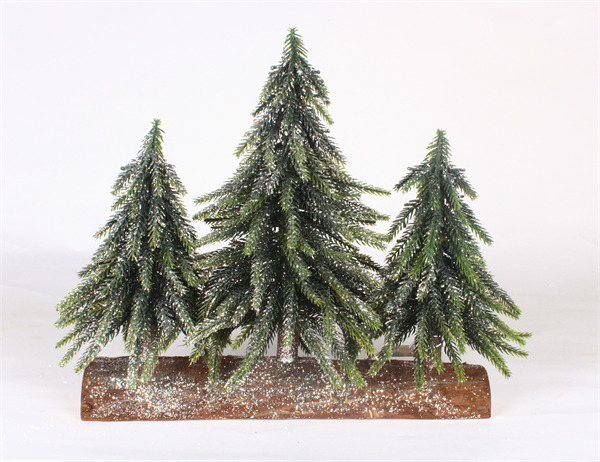 Pequeño árbol de Navidad para Navidad y Base Nuevo Mini