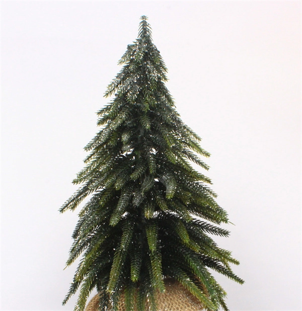 Adornos Navideños con Base de Madera Arpillera Acabado Plata
